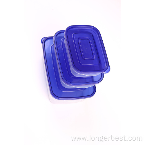 Plastic food storage box set